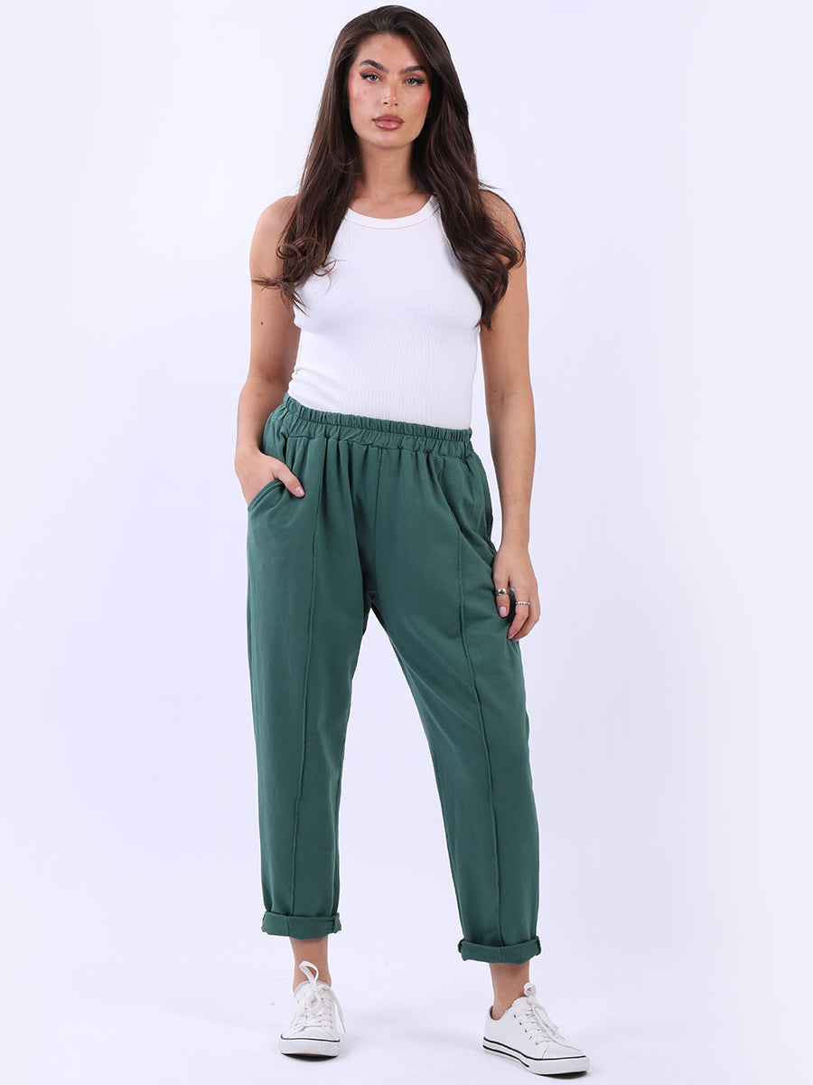 Plain Cotton Universal Fit Comfy Pant