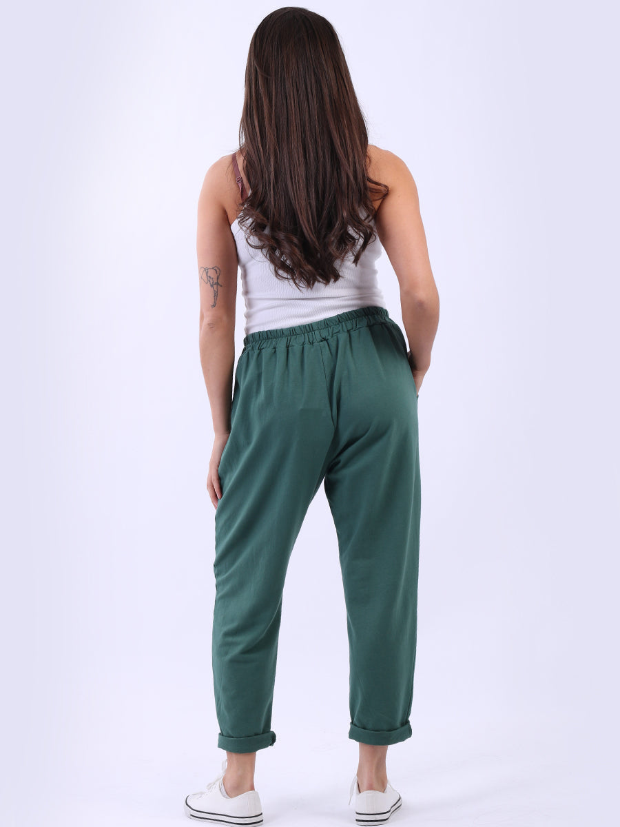 Plain Cotton Universal Fit Comfy Pant