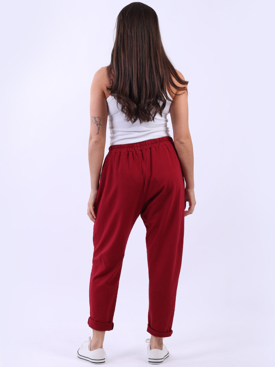 Plain Cotton Universal Fit Comfy Pant