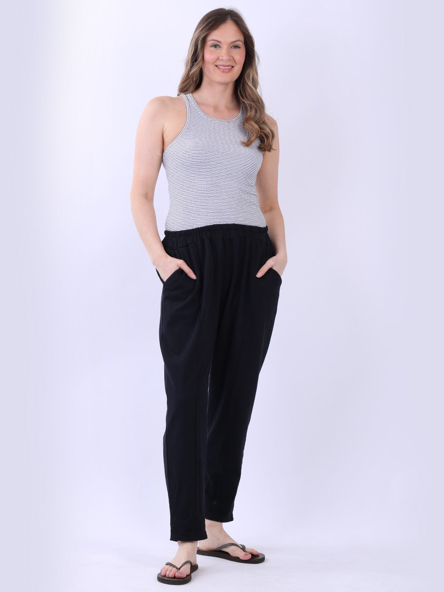 Plain Cotton Universal Fit Comfy Pant