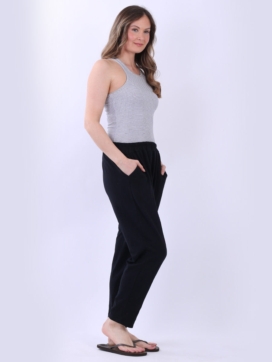 Plain Cotton Universal Fit Comfy Pant