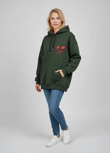 Cotton Baggy Hoodie Khaki