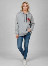 Cotton Baggy Hoodie Silver