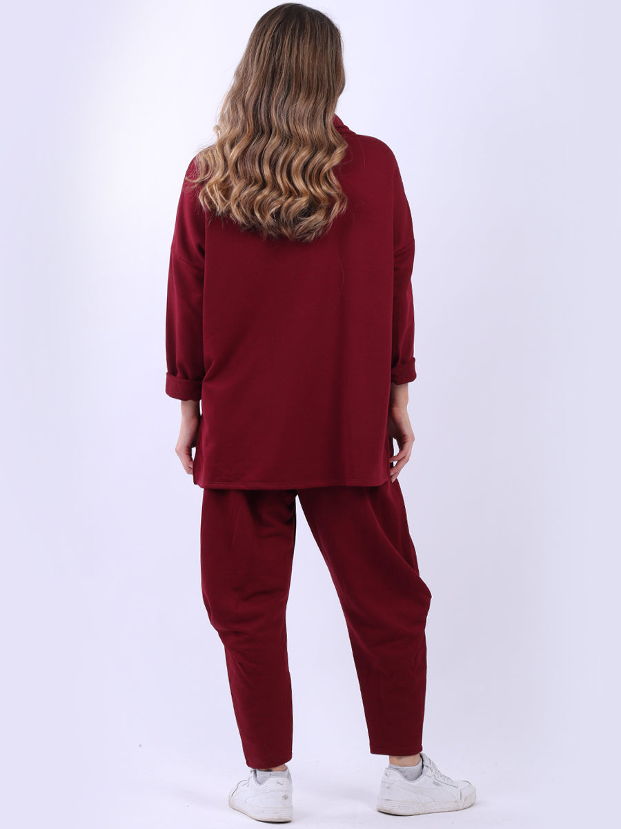 Women Drop Shoulders Solid Wooly Jumper