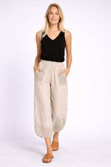 Crochet Linen Trouser Pink