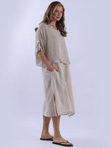 Mesh Net Solid Cotton Dress