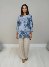 Italian Floral Cotton Baggy Top