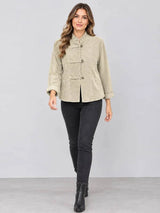 Cotton Corduroy Jacket Beige