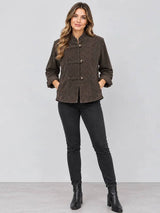 Cotton Corduroy Jacket Chocolate