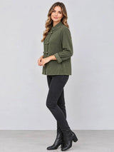 Cotton Corduroy Jacket Khaki
