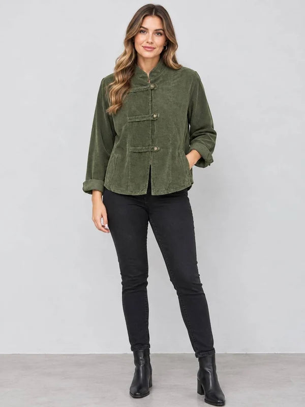 Cotton Corduroy Jacket Khaki