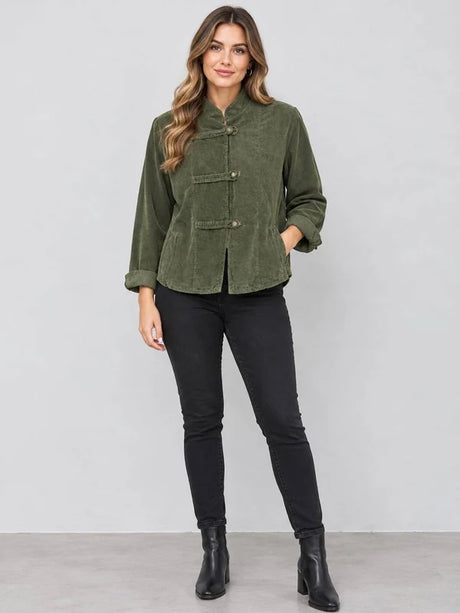 Cotton Corduroy Jacket Khaki