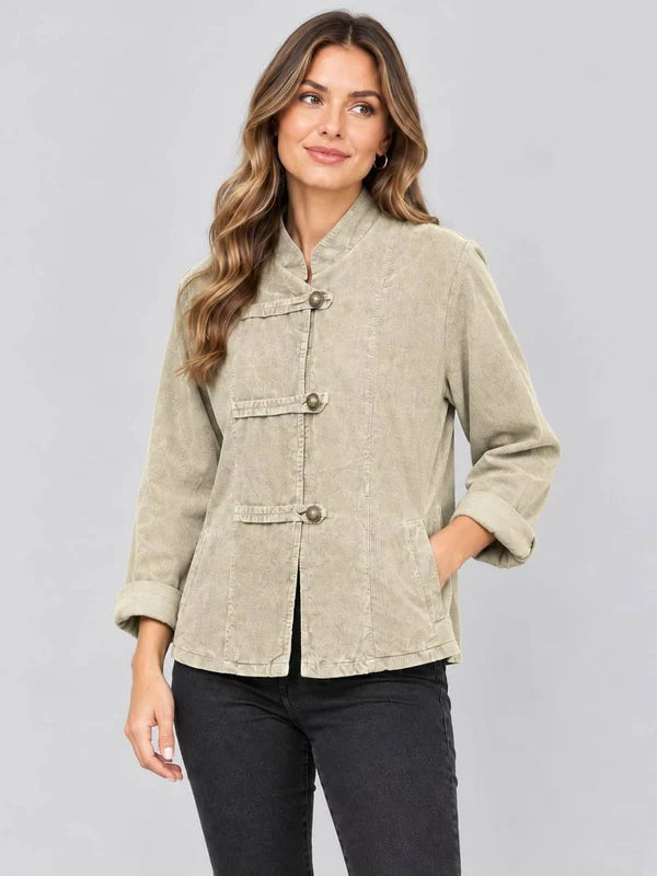 Cotton Corduroy Jacket Beige