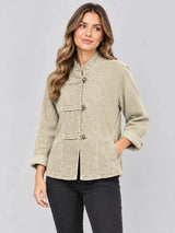 Cotton Corduroy Jacket Beige