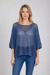 Batwing Crochet Knitted Top