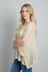 Batwing Crochet Knitted Top