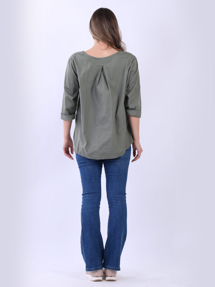 Ladies Cotton High Low T-Shirt