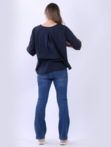 Ladies Cotton High Low T-Shirt
