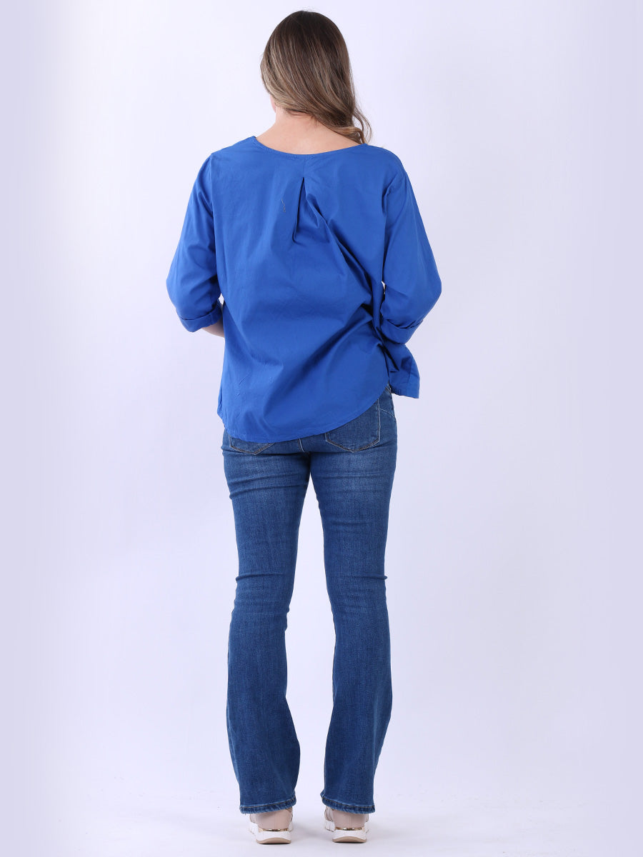 Ladies Cotton High Low T-Shirt