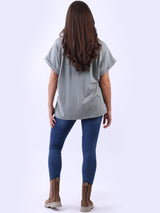 Vintage Washed Cotton Baggy T-Shirt