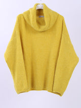 Ladies Crop Boxy Woolen Knit Jumper