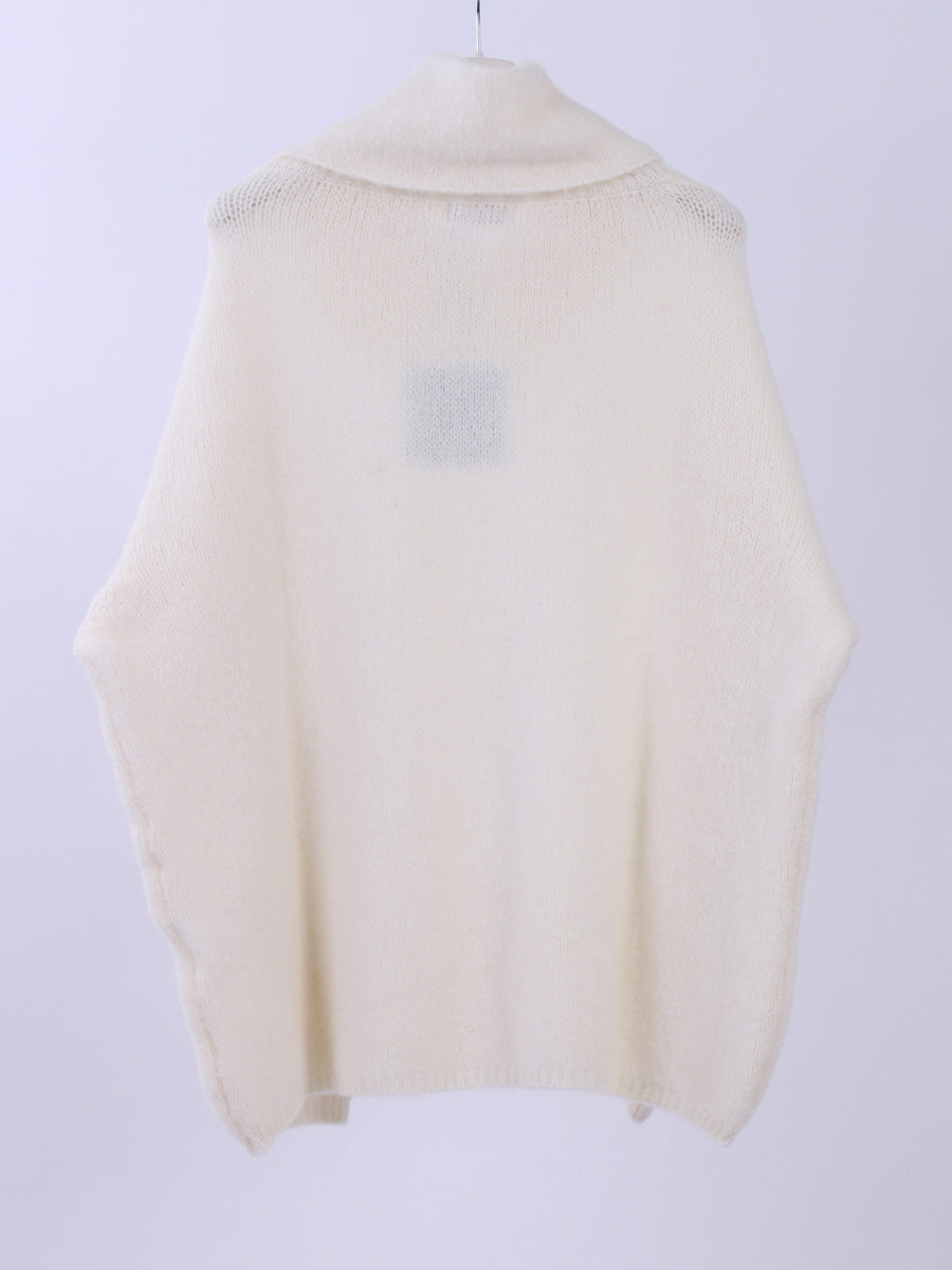 Ladies Crop Boxy Woolen Knit Jumper