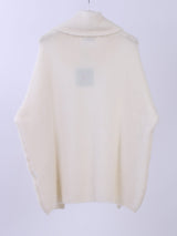 Ladies Crop Boxy Woolen Knit Jumper