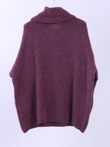 Ladies Crop Boxy Woolen Knit Jumper