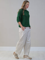 Wool Knitted Baggy Crop Jumper