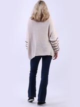 Multi Stripes Knitted Wooly Jumper