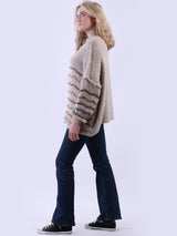 Multi Stripes Knitted Wooly Jumper