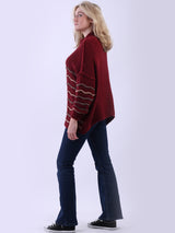 Multi Stripes Knitted Wooly Jumper