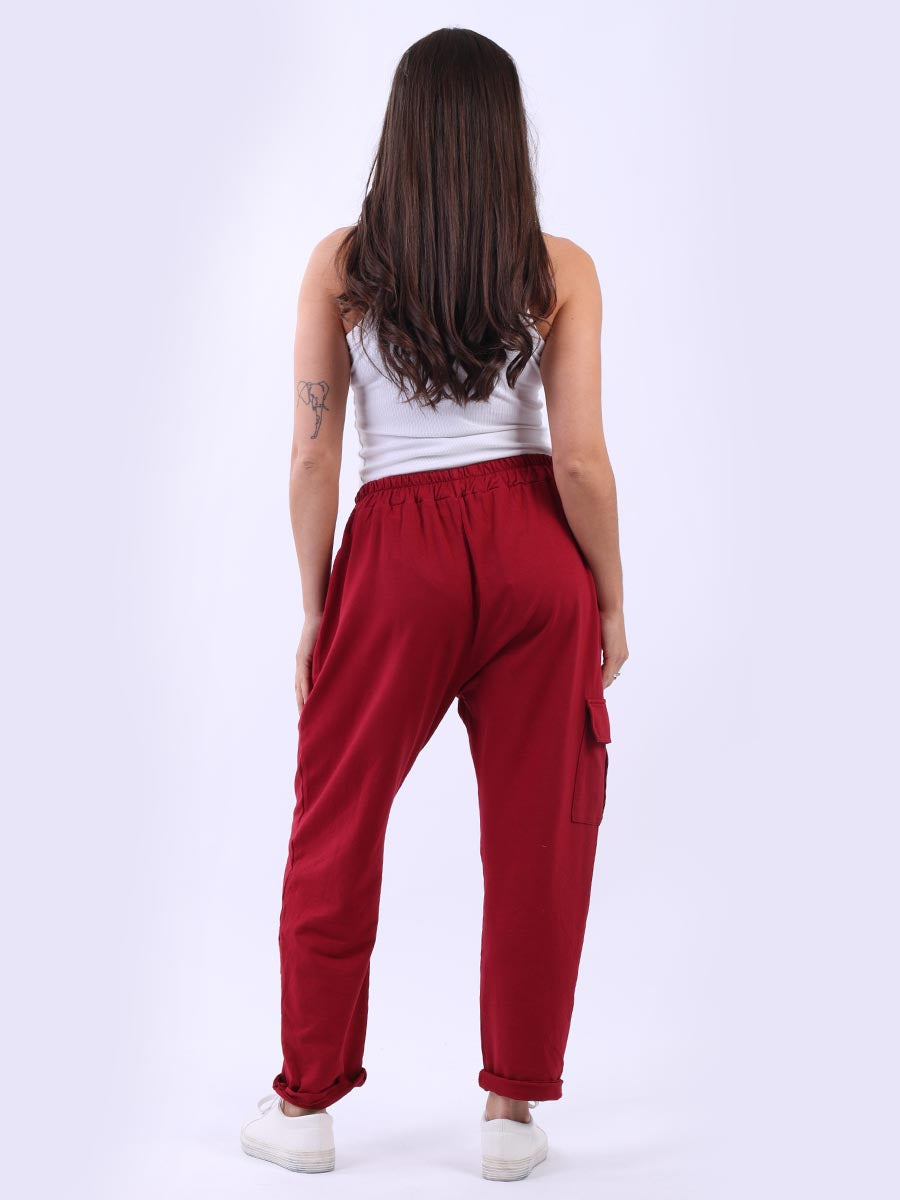 Women Solid Cotton Regular Fit Jogger Pant