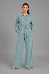 Button Down Shirt CoOrd Set Tiffany