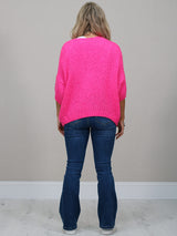 Solid Woolen Knit Button Down Cardigan