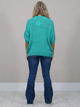 Wool Knitted Baggy Crop Jumper