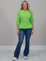 Wool Knitted Baggy Crop Jumper