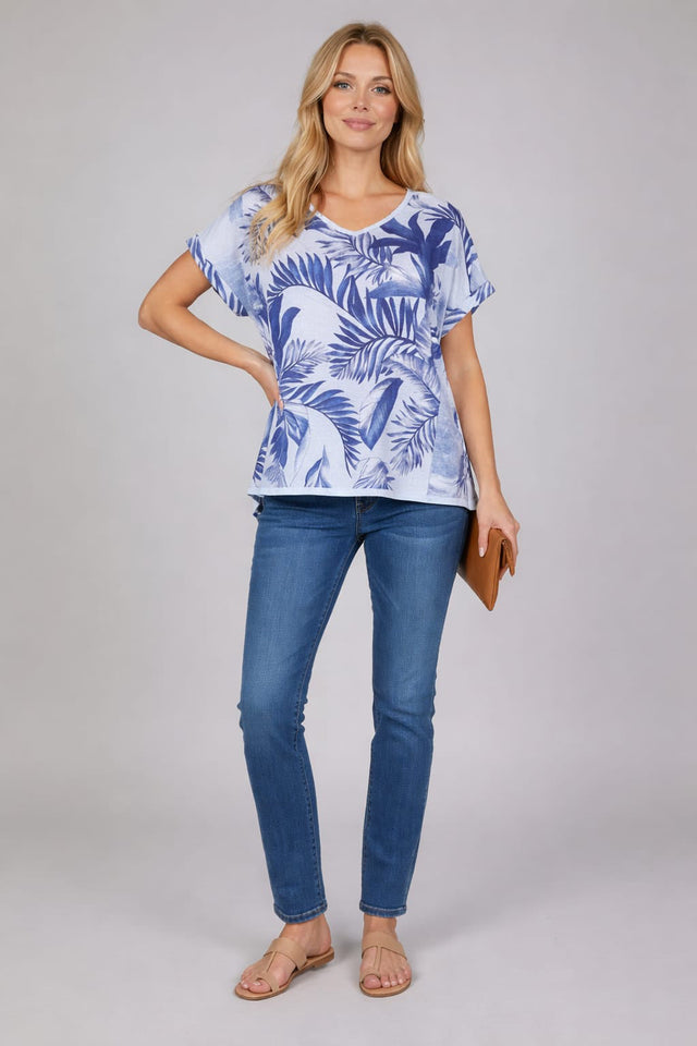 Women Linen Top White