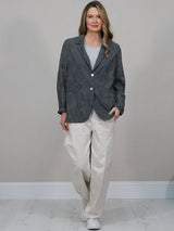 Broderie Eyelet Formal Collar Jacket