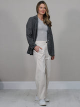 Broderie Eyelet Formal Collar Jacket