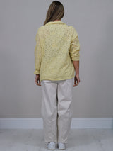 Broderie Eyelet Formal Collar Jacket