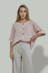 Plain Cotton Shirt Pink