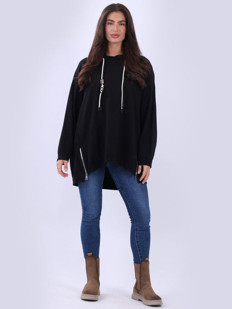 Women Cotton Hooded Sweat Top