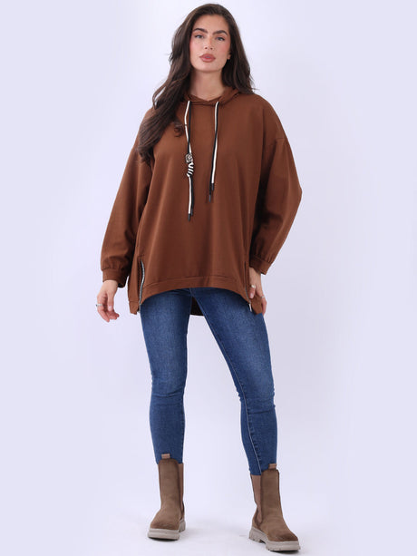 Women Cotton Hooded Sweat Top