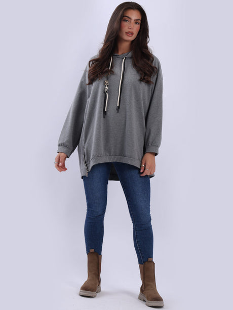 Women Cotton Hooded Sweat Top