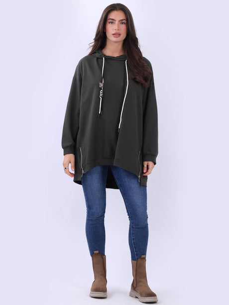 Women Cotton Hooded Sweat Top