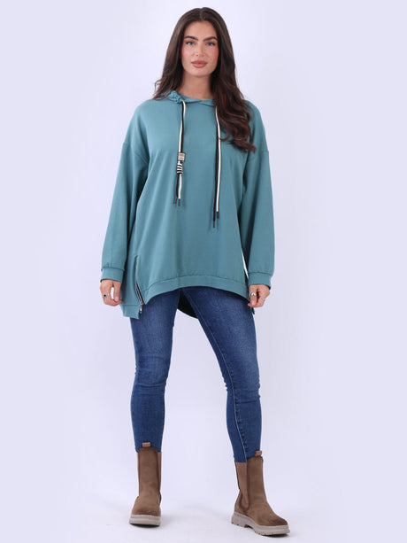 Women Cotton Hooded Sweat Top