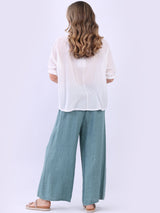 Plain Cotton Summer Baggy Crop Top