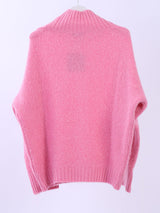 Plain Knitted Crop Woolen Jumper