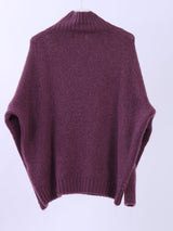 Plain Knitted Crop Woolen Jumper